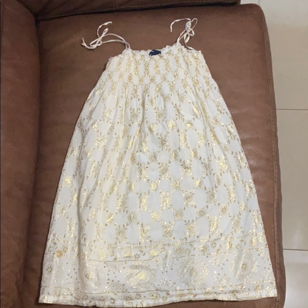 Girls gab kids white flowy dress